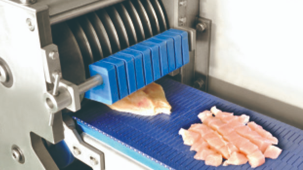 Intelligent meat strip cube dicer for meat processing factory IQKJ2-200-II